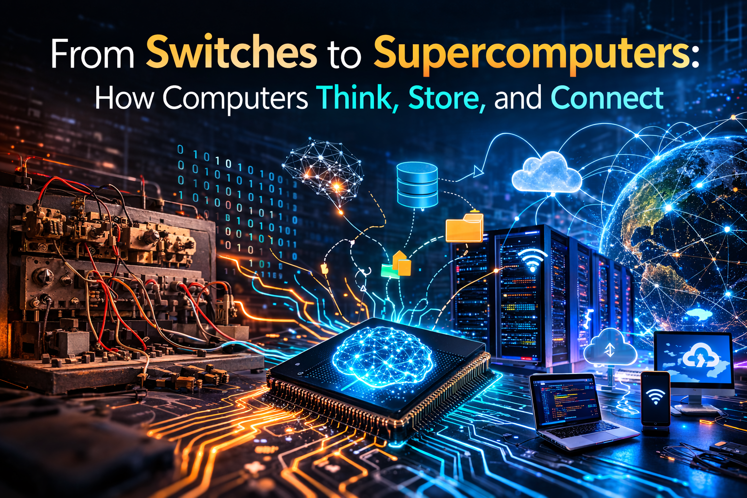 Computer R Swticxhes From Switches to Supercomputers: How Computers Think, Store, and ...